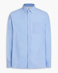 Officine Generale Slub cotton shirt - Blue Blue