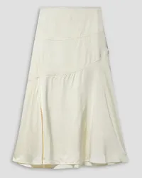 Jil Sander Satin midi skirt - White White