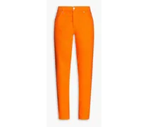 Le Slouch low-rise straight-leg jeans - Orange
