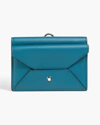 Montblanc Leather cardholder - Blue Blue