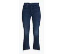 The Insider cropped mid-rise bootcut jeans - Blue