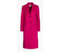 Ginette wool-blend coat - Purple