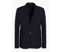 Seersucker suit jacket - Blue