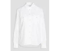 Livia cotton-poplin shirt - White