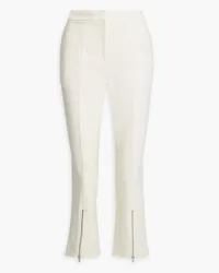 Derek Lam Van cropped cotton-blend slim-leg pants - White White