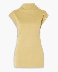 GAUCHERE Wool turtleneck tank - Yellow Yellow