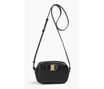 Ferragamo Vara Bow leather shoulder bag - Black Black