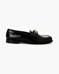 Valentino Garavani VLOGO Chain leather loafers - Black Black