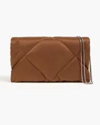 Brunello Cucinelli Quilted shell cross-body bag - Brown Brown