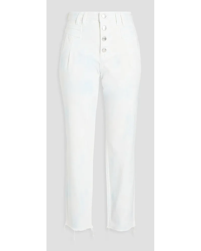 Maje Cropped boyfriend jeans - White White