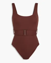 Zimmermann Belted swimsuit - Brown Brown