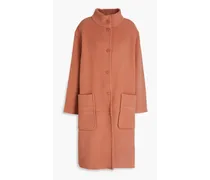 Wool-blend felt coat - Pink