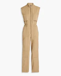 McQ Cotton-twill jumpsuit - Neutral Neutral