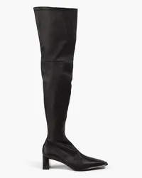 Alexander Wang Aldrich leather thigh boots - Black Black