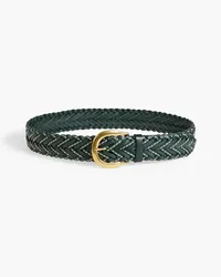 Zimmermann Braided leather belt - Green Green