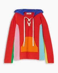 Clements Ribeiro Nevada color-block cashmere hoodie - Multicolor Multicolor