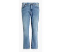 Tapered faded denim jeans - Blue