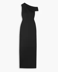 Rosetta Getty One-shoulder scuba maxi dress - Black Black