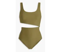 Harper cutout swimsuit - Green