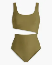 BONDI BORN Harper cutout swimsuit - Green Green