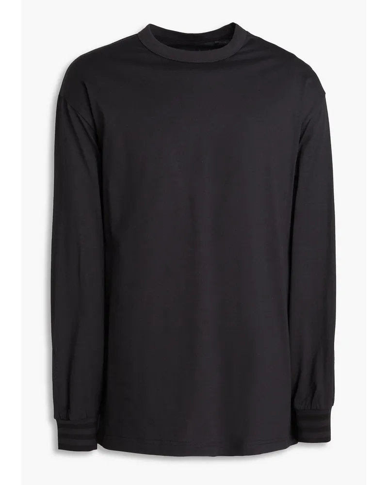 Y-3 Printed cotton-jersey T-shirt - Black Black