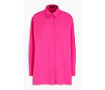 Cotton-poplin shirt - Pink