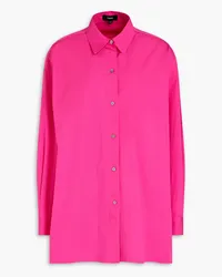 Theory Cotton-poplin shirt - Pink Pink