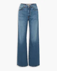 GRLFRND Brooklyn high-rise straight-leg jeans - Blue Blue