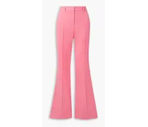 Wool-twill flared pants - Pink