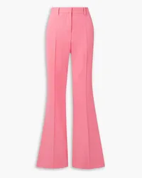 Versace Wool-twill flared pants - Pink Pink