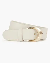 Zimmermann Leather belt - White White