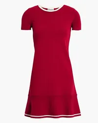 RED Valentino Stretch-knit mini dress - Red Red