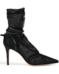 Gianvito Rossi Rochelle stretch-lace sock boots - Black Black