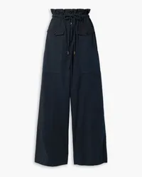 Ulla Johnson Mattea cotton-canvas wide-leg pants - Blue Blue