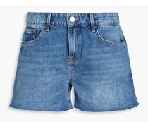 Faded denim shorts - Blue