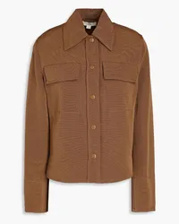 Vince Cotton-blend ottoman jacket - Brown Brown