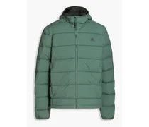 Helionic quilted shell jacket - Green