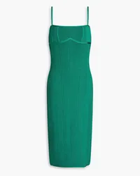 Hervé Léger Ribbed bandage dress - Green Green