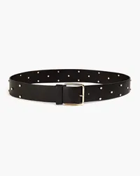 RED Valentino Studded leather belt - Black Black