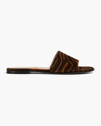 Gianvito Rossi Zebra-print suede sandals - Animal print Animal