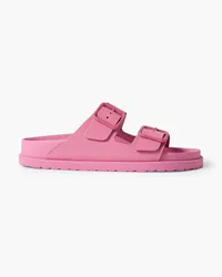 Birkenstock Arizona glossed-leather sandals - Pink Pink