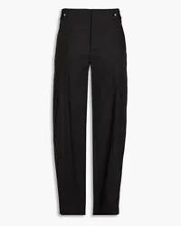 Vince Linen-blend cargo pants - Black Black