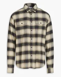 Frame Denim Checked cotton-flannel shirt - Neutral Neutral