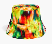 Tie-dyed woven bucket hat - Multicolor