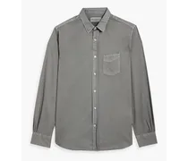 Lipp cotton-twill shirt - Gray