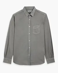 Officine Generale Lipp cotton-twill shirt - Gray Gray