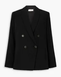 Vince Double-breasted crepe blazer - Black Black