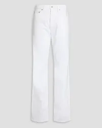 Maison Margiela High-rise straight-leg pants - White White