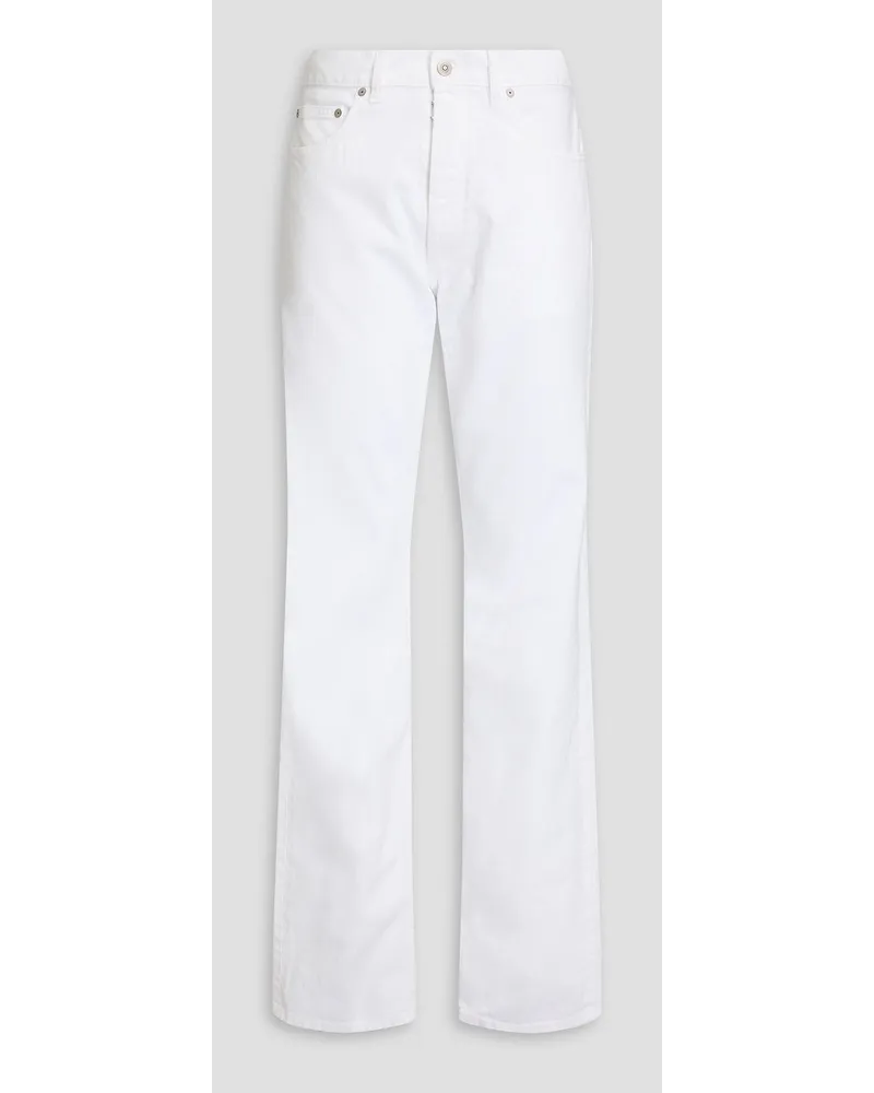 Maison Margiela High-rise straight-leg pants - White White