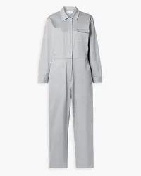 Rivet Utility Bigwig cotton-blend twill jumpsuit - Gray Gray